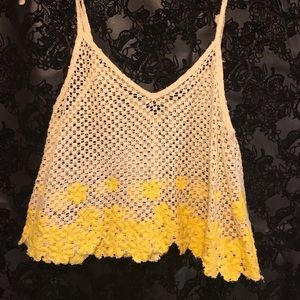Crocheted top from, Free People.